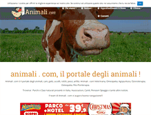 Tablet Screenshot of animali.com