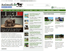 Tablet Screenshot of animali.net